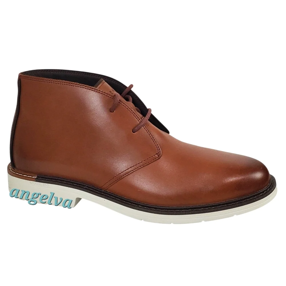New Cole Haan grand 360 go to lace leather chukka boots woodbury preppy academia
